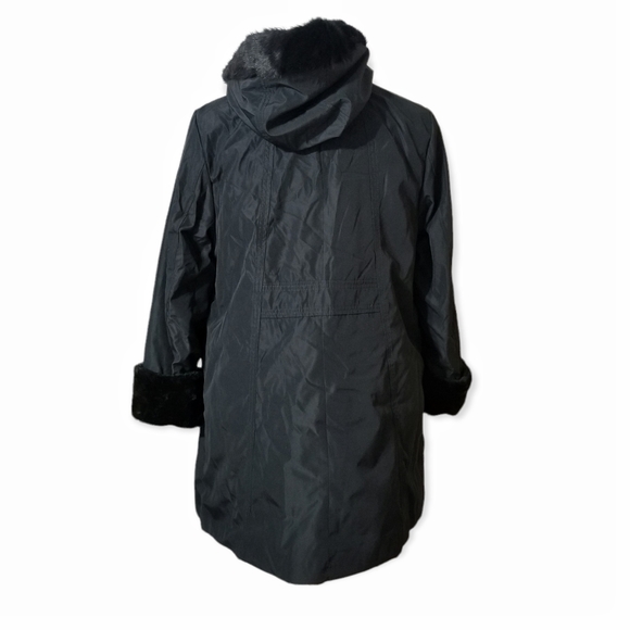 New Woman Within Black Warm Jacket Woman Size 16W - Picture 4 of 8